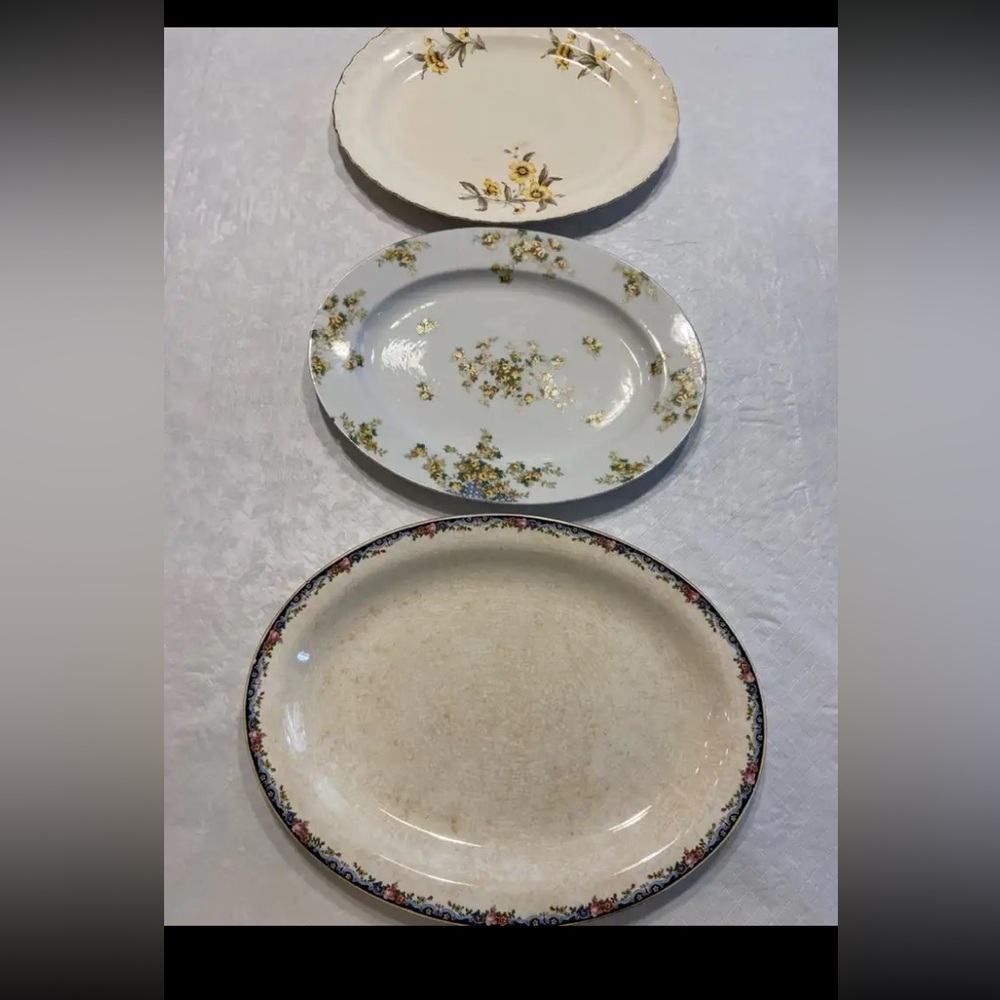 Lot of 3: Vintage Platters
